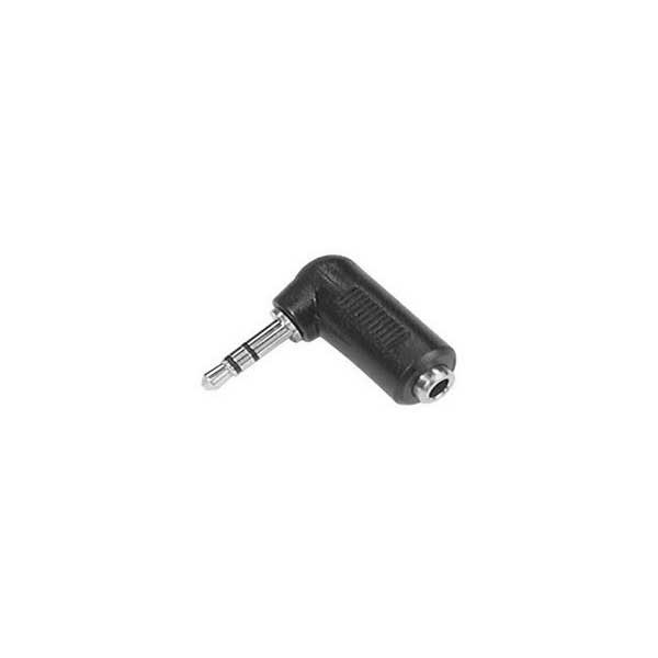 Calrad 3.5mm Right Angle Stereo Male to Female Adapter Default Title
