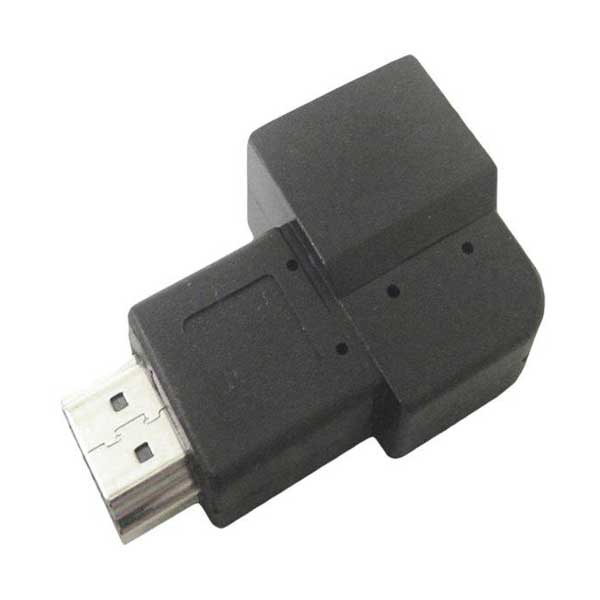 Calrad HDMI Right Angle Adapter M/F -Up Angle for Vertical or Right Horizontal Default Title
