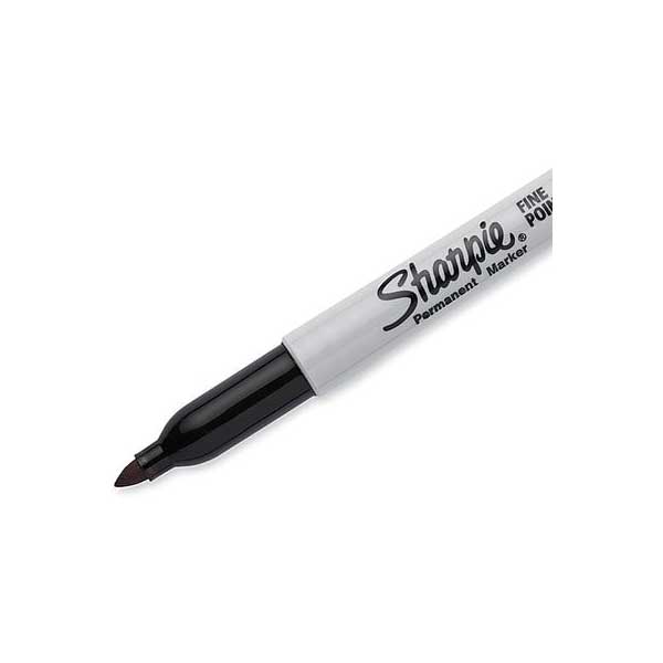 Sharpie Sharpie Permanent Marker, Fine Point, Black, Sold Individually Default Title
