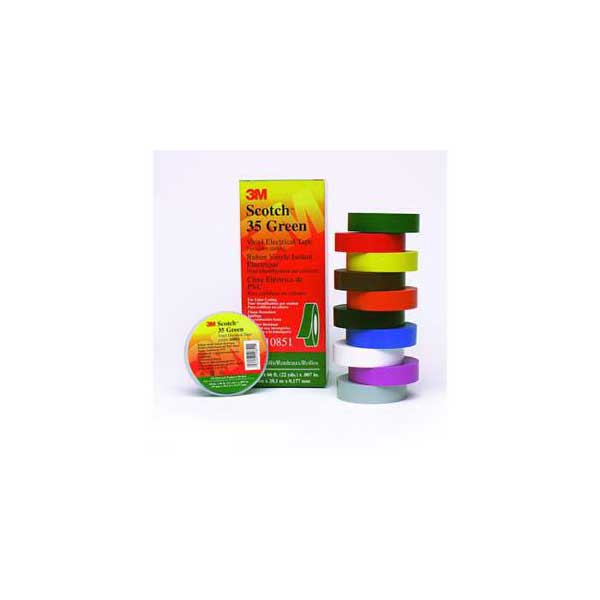 Scotch Vinyl Electrical Color Coding Tape 35 - Green