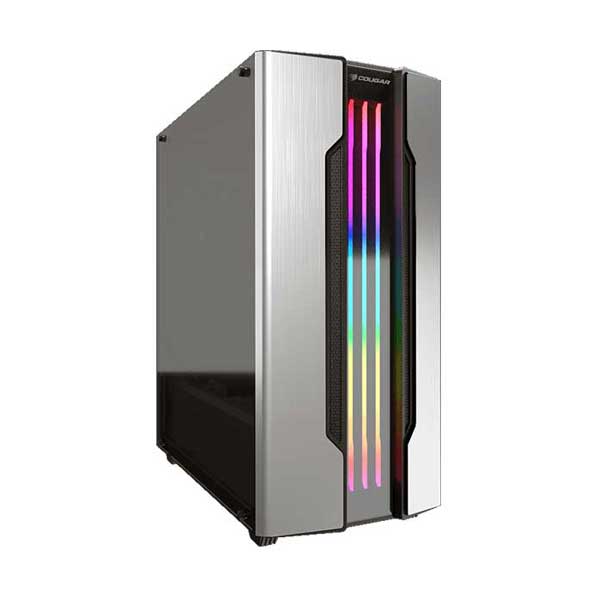 COUGAR 385BMB0.0002 Gemini S Silver RGB Mid-Tower Computer Case