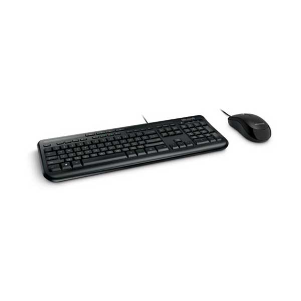 Microsoft 3J2-00001 Wired Desktop 600 Keyboard and Mouse for Business