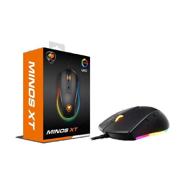 COUGAR 3MMXTWOB.0001 MINOS XT RGB 4K DPI USB Gaming Mouse