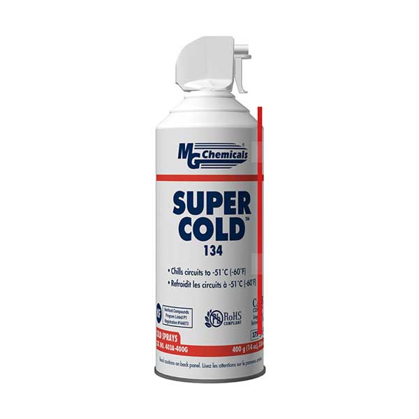 MG Chemicals MG Chemicals 403A-400G 14oz Super Cold 134 Aerosol Canned Cold Spray, 400G Default Title
