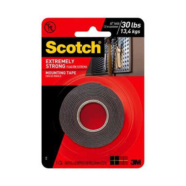 Scotch 414DC-SF 1in x 60in Extreme Mounting Tape