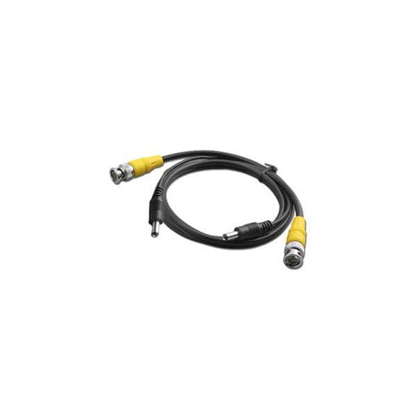 Philmore CCTV Power & Video Hook Up Cable 18" (75 ˆ Male to Male BNC, Male to Male DC Power Jack)