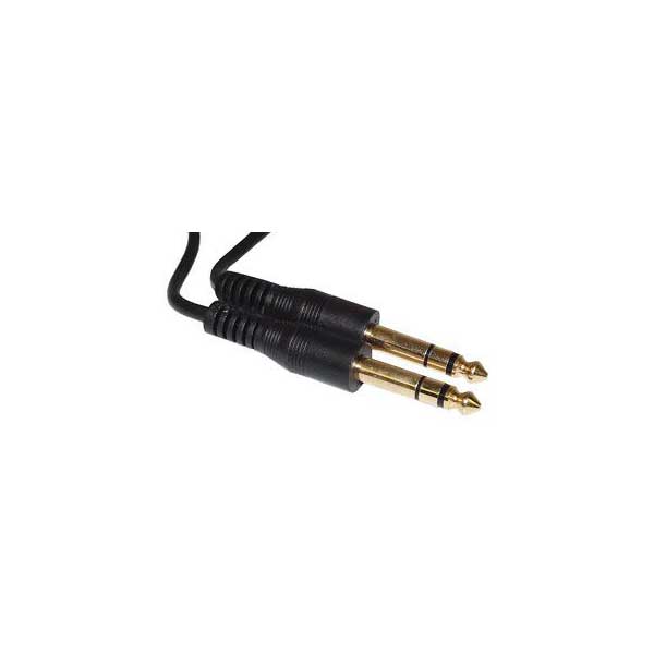 1/4" Stereo Male to Male Cable - 12'