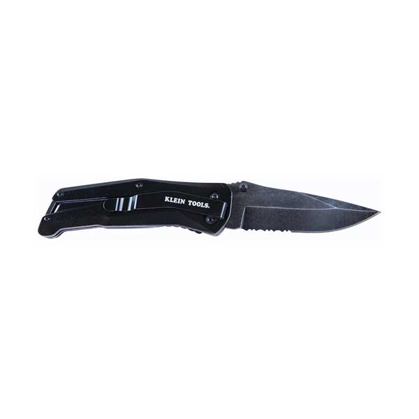 Klein Tools 44223 3.5in 440A Stainless Steel Pocket Knife with Spring-Assisted Open
