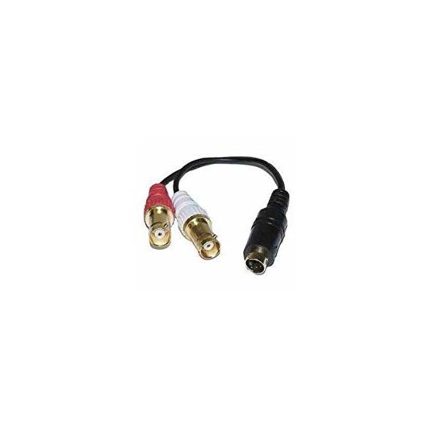 Philmore LKG S-Video Y Adapter (4-Pin S-VHS Male to Two BNC Female Connectors) Default Title
