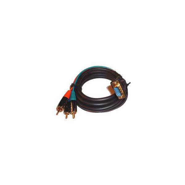 VGA to RCA Shielded Component Video Cable - 6'