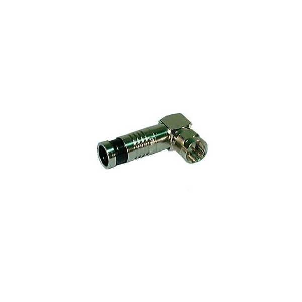 Philmore LKG F Male Right Angle Compression Connector - RG-6 Default Title
