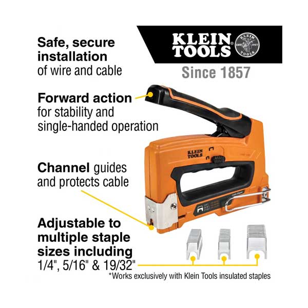 Klein Tools 450-100 Loose Cable Stapler