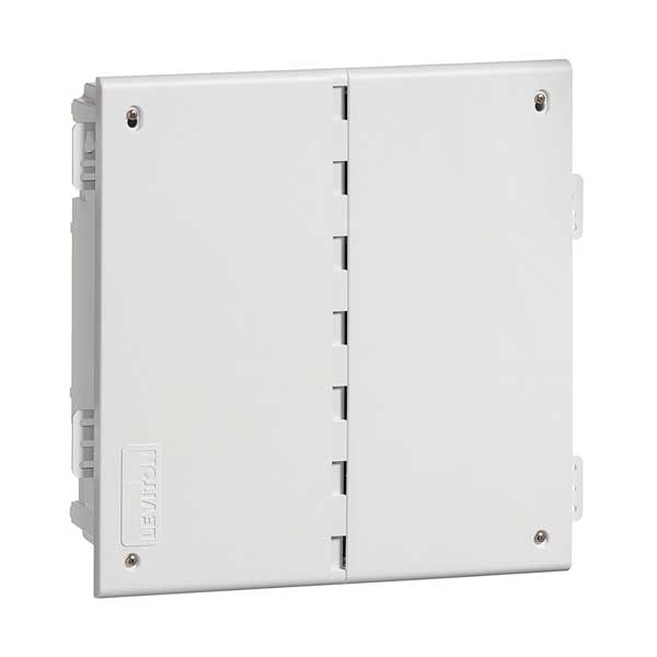Leviton 49605-140 14-Inch White Wireless Structured Media Enclosure with Vented Cover