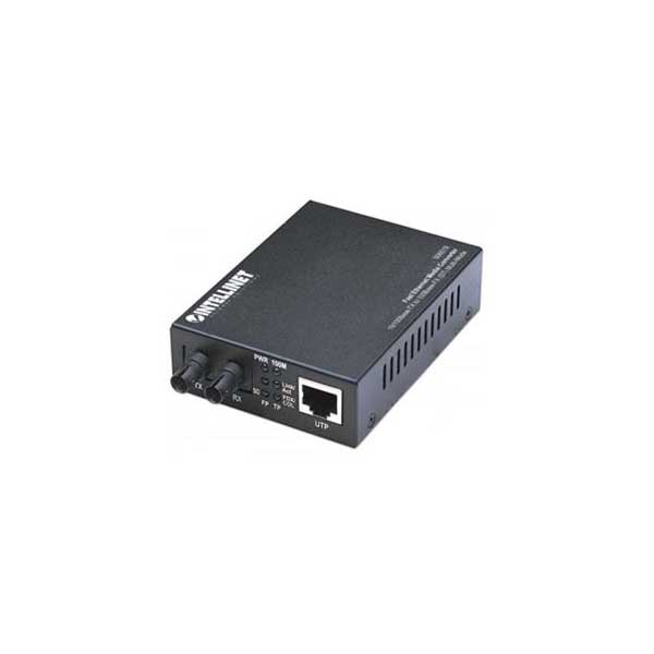 Intellinet 506519 Fast Ethernet (ST) Multi-Mode Media Converter
