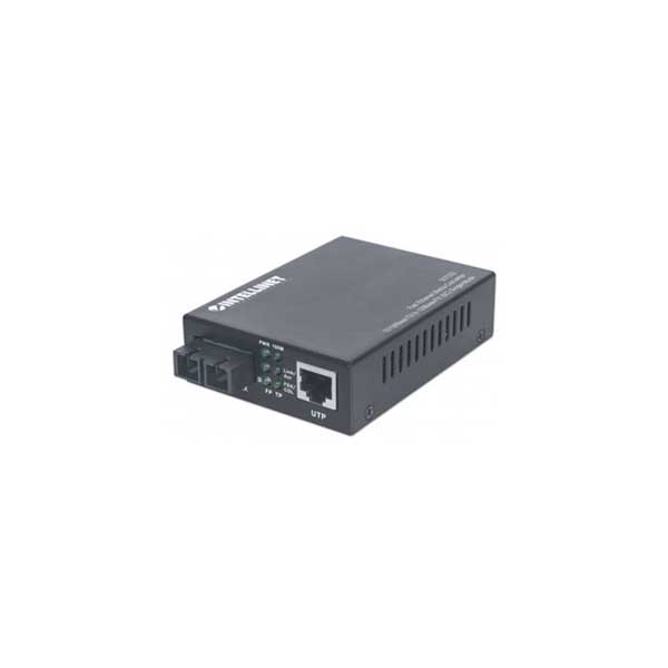 Intellinet 507332  Fast Ethernet (SC) Single-Mode Media Converter