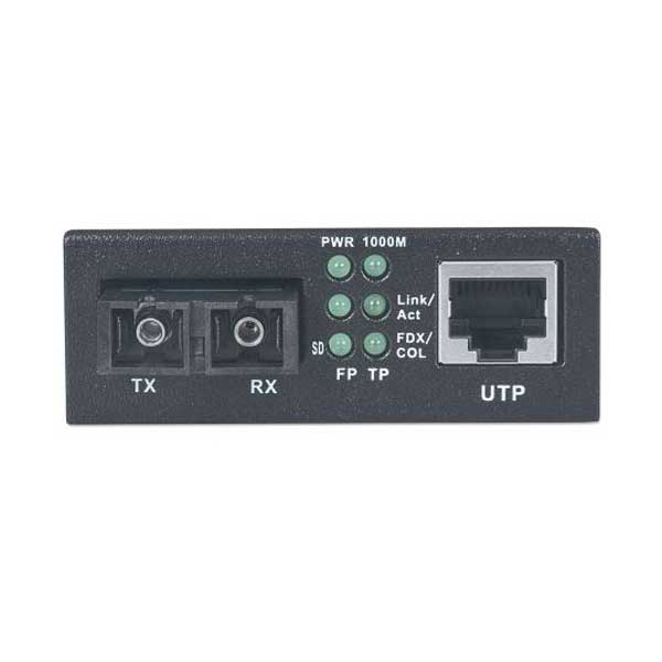 Intellinet 507349 Gigabit Ethernet (SC) Single-Mode Media Converter