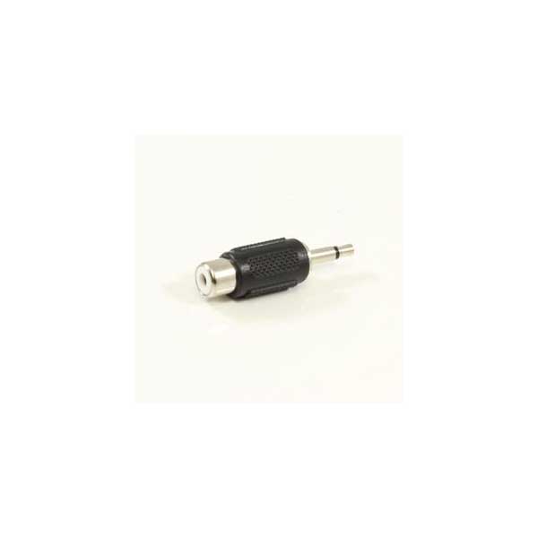 RCA Phono Jack to Mini 3.5mm Mono Phone Plug Adapter