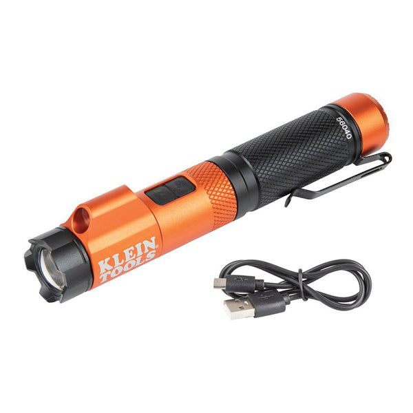 Klein Tools Klein 56040 Rechargeable Focus Flashlight with Laser Default Title
