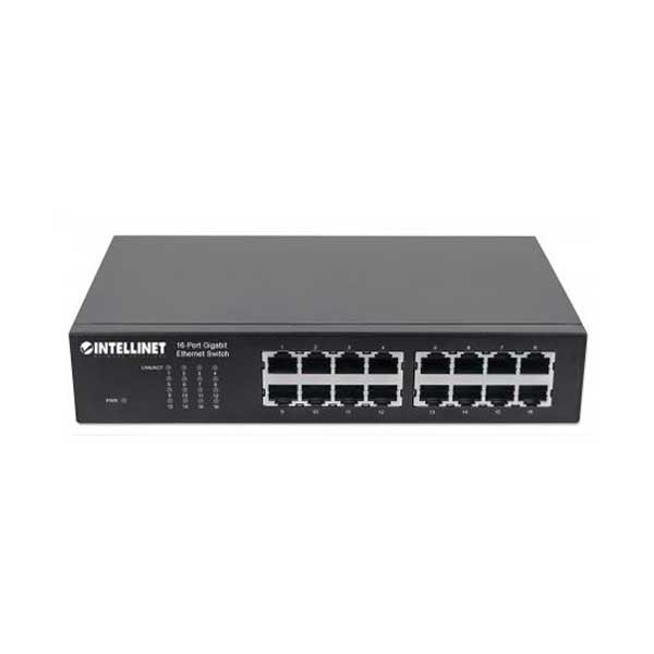 Intellinet 561068 16-Port Gigabit Ethernet Desktop Switch