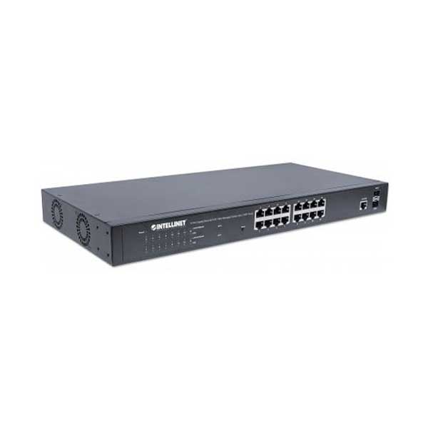 Intellinet 561341 16-Port Gigabit Ethernet PoE+ Web-Managed Switch