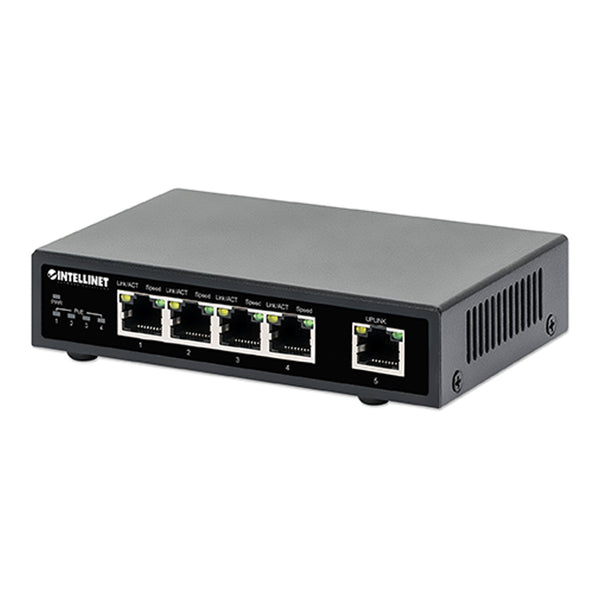Intellinet Intellinet 561839 5-Port Gigabit Ethernet PoE+ Switch Default Title
