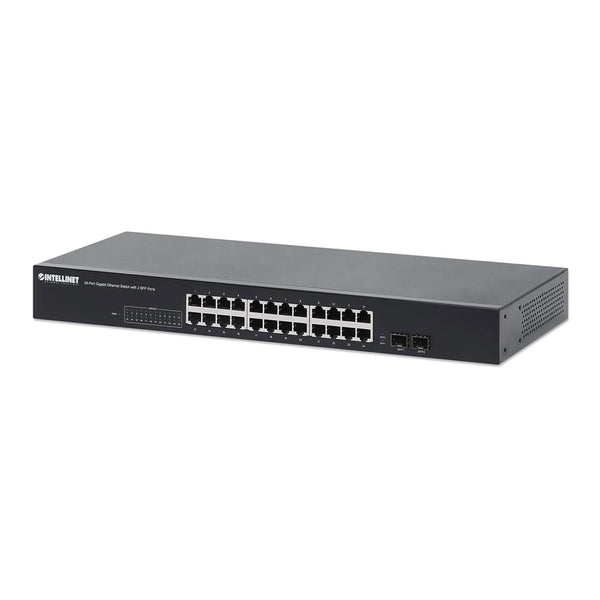 Intellinet Intellinet 561877 24-Port Gigabit Ethernet Switch with 2 SFP Ports Default Title
