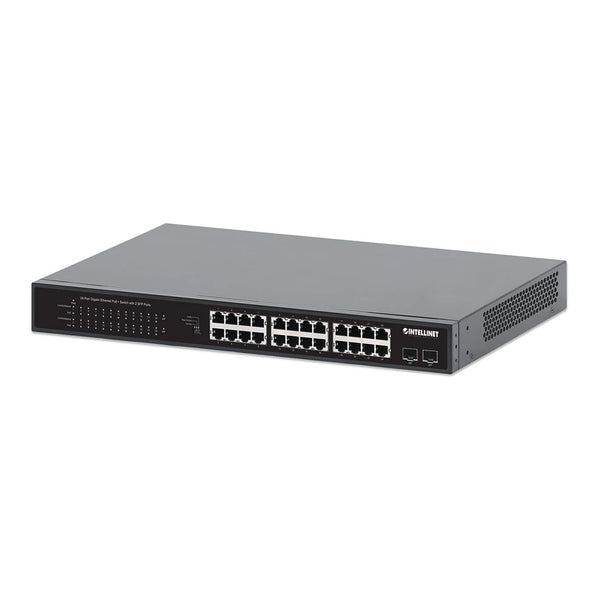 Intellinet Intellinet 561891 24-Port Gigabit Ethernet PoE+ Switch with 2 SFP Ports Default Title
