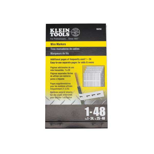 Klein Tools Klein Tools 56250 Wire Markers, Numbers 1-48 Default Title
