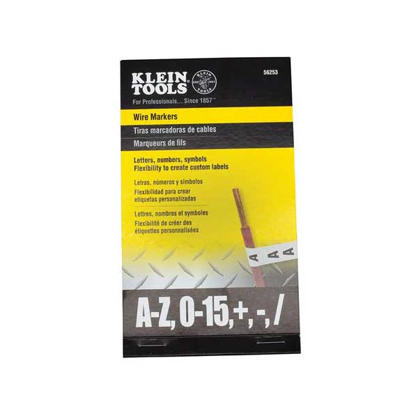 Klein Tools Klein Tools 56253 Wire Markers, Letters, Numbers and Symbols Default Title
