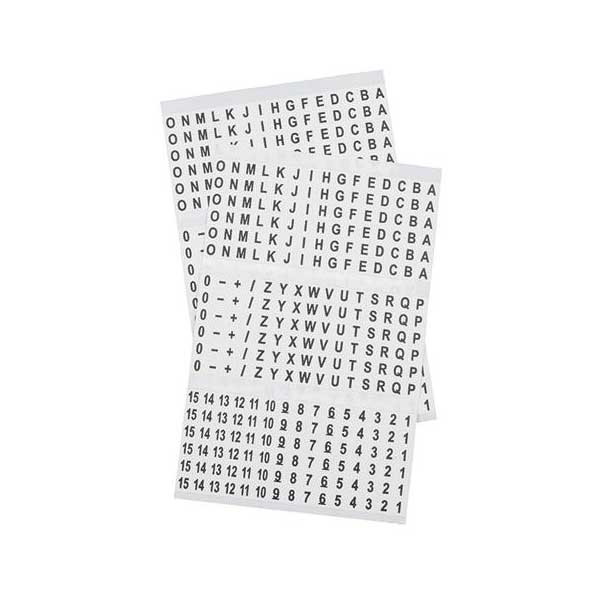 Wire Markers (Letters, Numbers and Symbols)