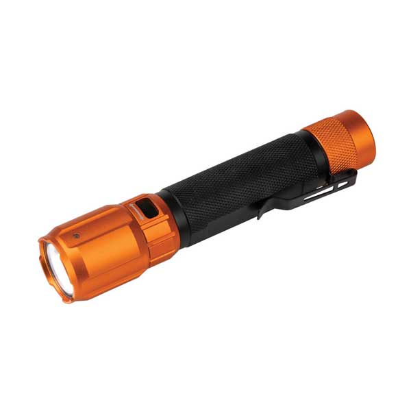 Klein Tools 56413 Rechargeable 2-Color LED Flashlight with Holster