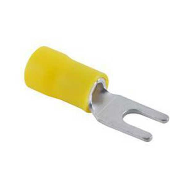 12-10AWG Insulated Spade Terminals - 1/4" Stud / 100 Pack