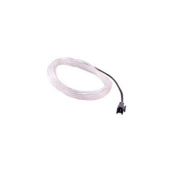 NTE Electronics 3 Meter Flexible Electroluminescent Wire (Transparent White)
