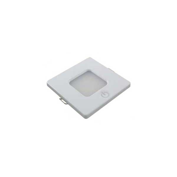 NTE Electronics Square LED Interior Light (Cool White)