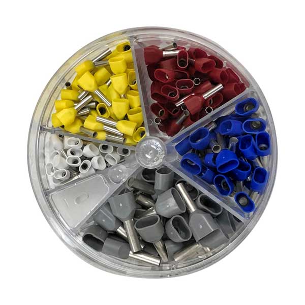 Eclipse Eclipse Tools 701-997 Twin Insulated Wire Ferrule 265-Piece Assortment Pack 20 to 12 AWG Default Title
