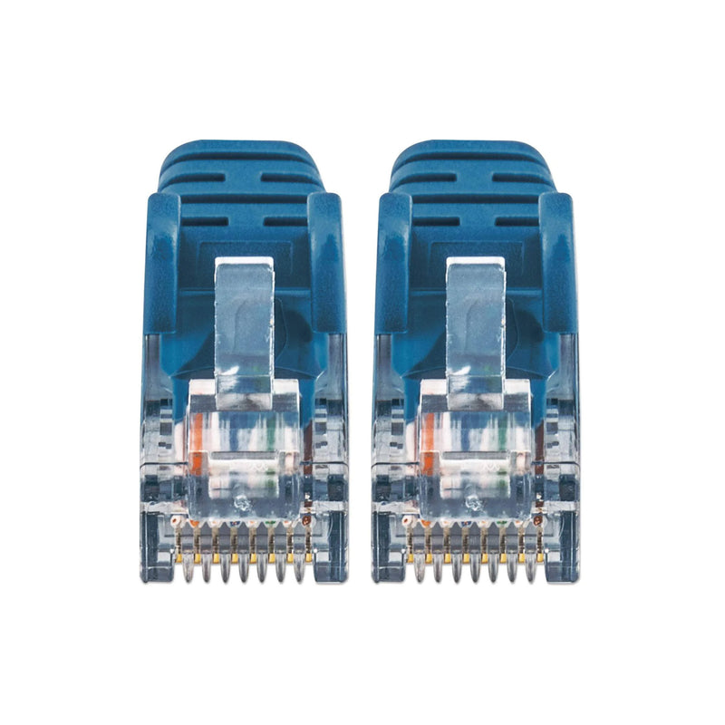 Intellinet 742177 10ft Blue Cat6 UTP Slim Network Patch Cable