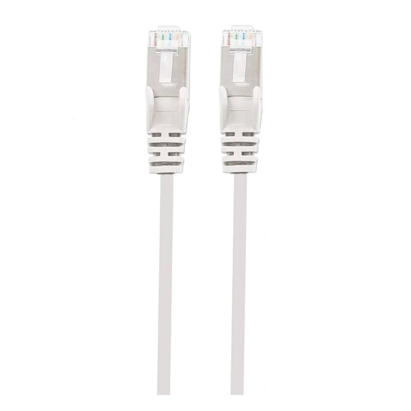 Intellinet 751506 1.5ft White Cat6 UTP Slim Network Patch Cable