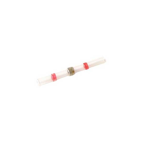 NTE Electronics NTE Heat Shrink Insulated 22-18 AWG Butt Connectors with Internal Fluxed Solder Ring (10 pk) Default Title
