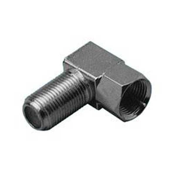 F Male to F Female Right Angle Adapter
