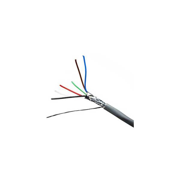 Quabbin Wire & Cable Quabbin 8180-1K 24AWG, 6 conductor, RS-232, Shielded Cable, PVC, Gray, 1000FT Spool Default Title
