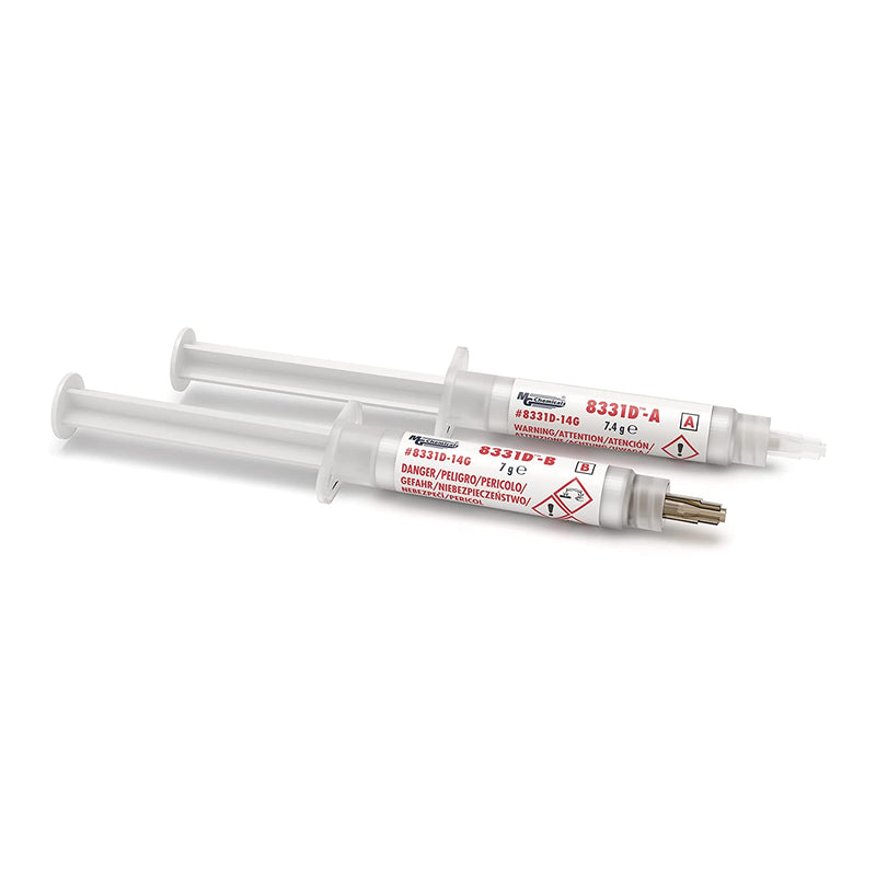 MG Chemicals 8331D-14G 6mL Silver Conductive Epoxy Adhesive 2 Syringe Kit