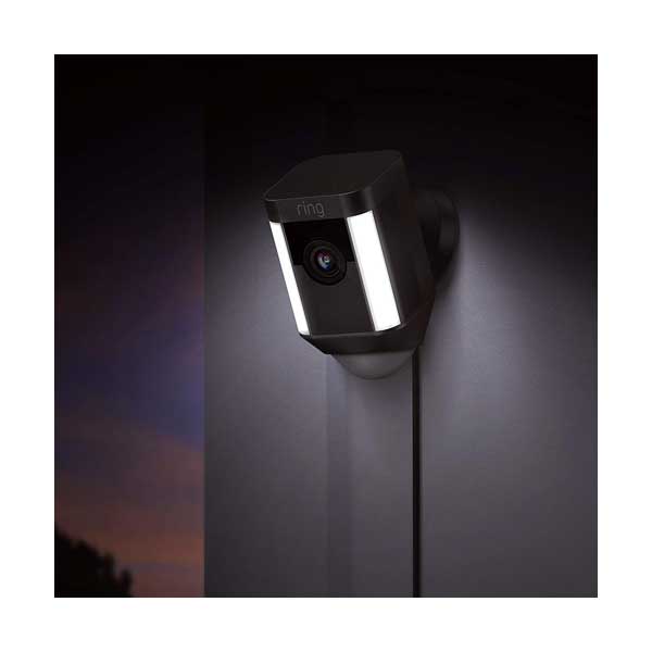 Ring Spotlight Camera Wired - Black