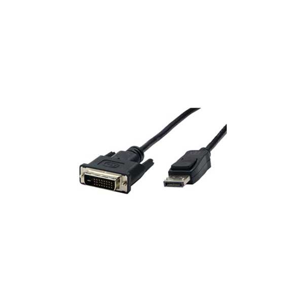VisionTek DVI to DisplayPort 1.5M Active Cable (Male to Male)