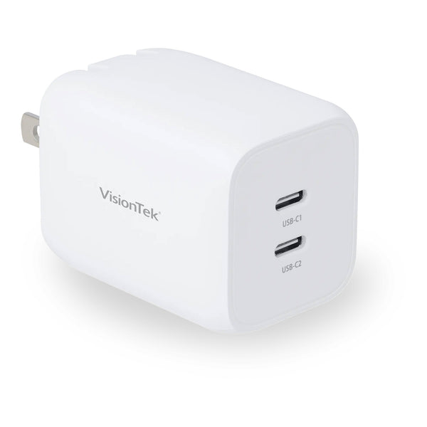 VisionTek VisionTek 901535 2-Port 45W USB-C GaN II Power Adapter Default Title
