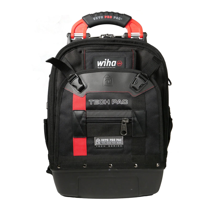 Wiha 91596 30-Piece RedStripe Heavy-Duty Tech Pac Backpack Tool Kit