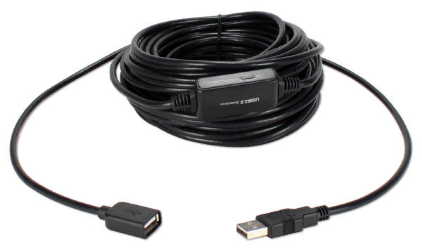 QVS QVS USB2-RPTR-50 50ft USB 2.0 480Mbps Active Extension Cable Default Title
