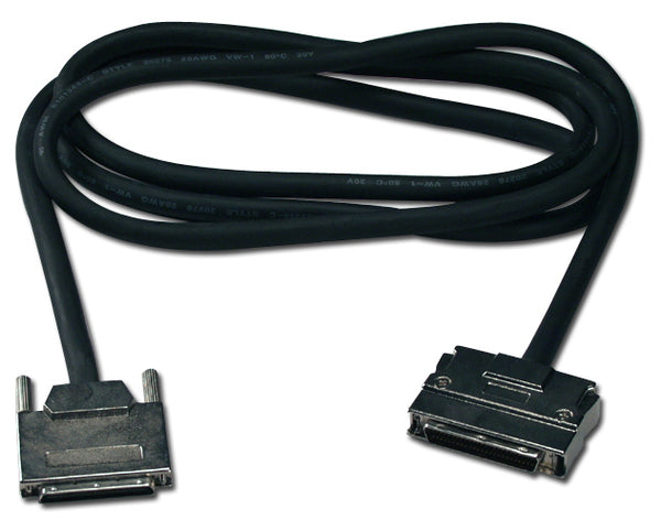 QVS QVS CC621D-06 6ft Ultra320SCSI LVD VHDCen68 (.8mm VHDCI) Male to HPDB50 (MicroD50) Male Premium Cable Default Title
