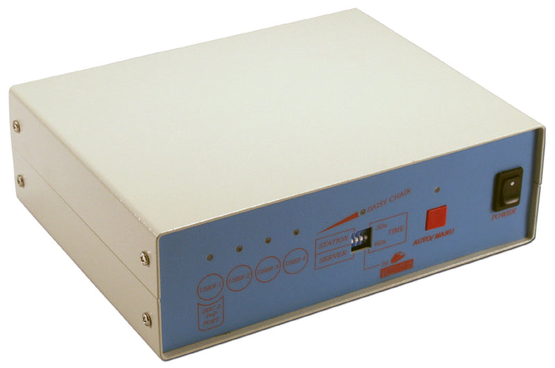 QVS MKR104D PC Share Autoswitch - Four Users Share One PC/AT or PS/2 Computer, DB25 Interface