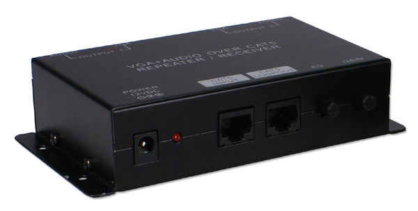 QVS QVS VA-EXR 300-Meter VGA/UXGA with Audio Multi-Port Single CAT5e/6 Receiver Default Title
