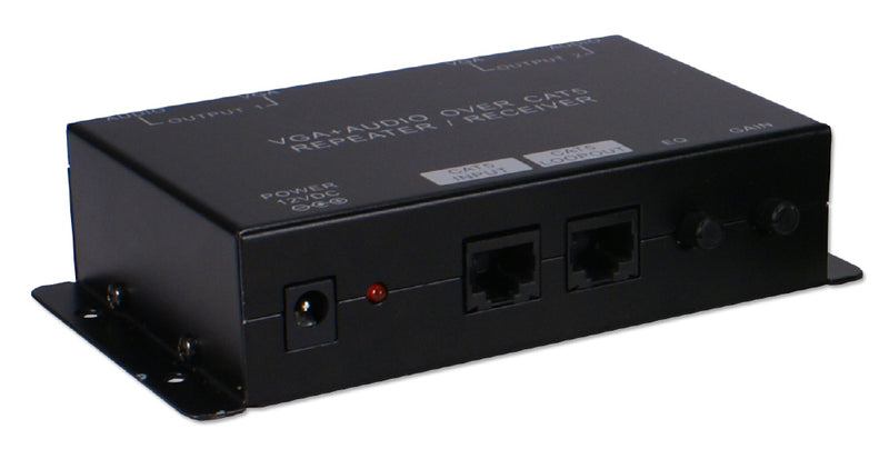 QVS VA-EXR 300-Meter VGA/UXGA with Audio Multi-Port Single CAT5e/6 Receiver